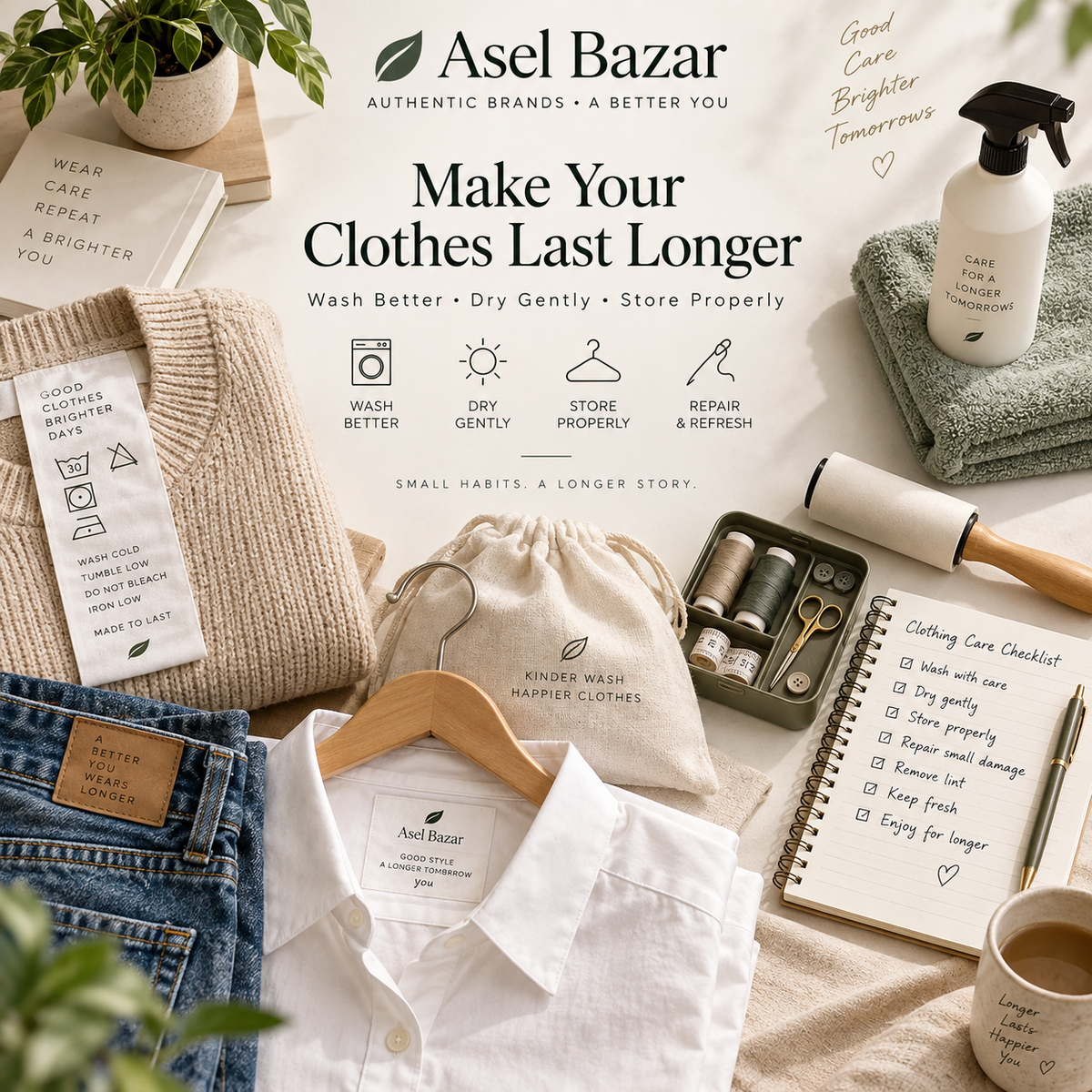 guide for making clothes last longer