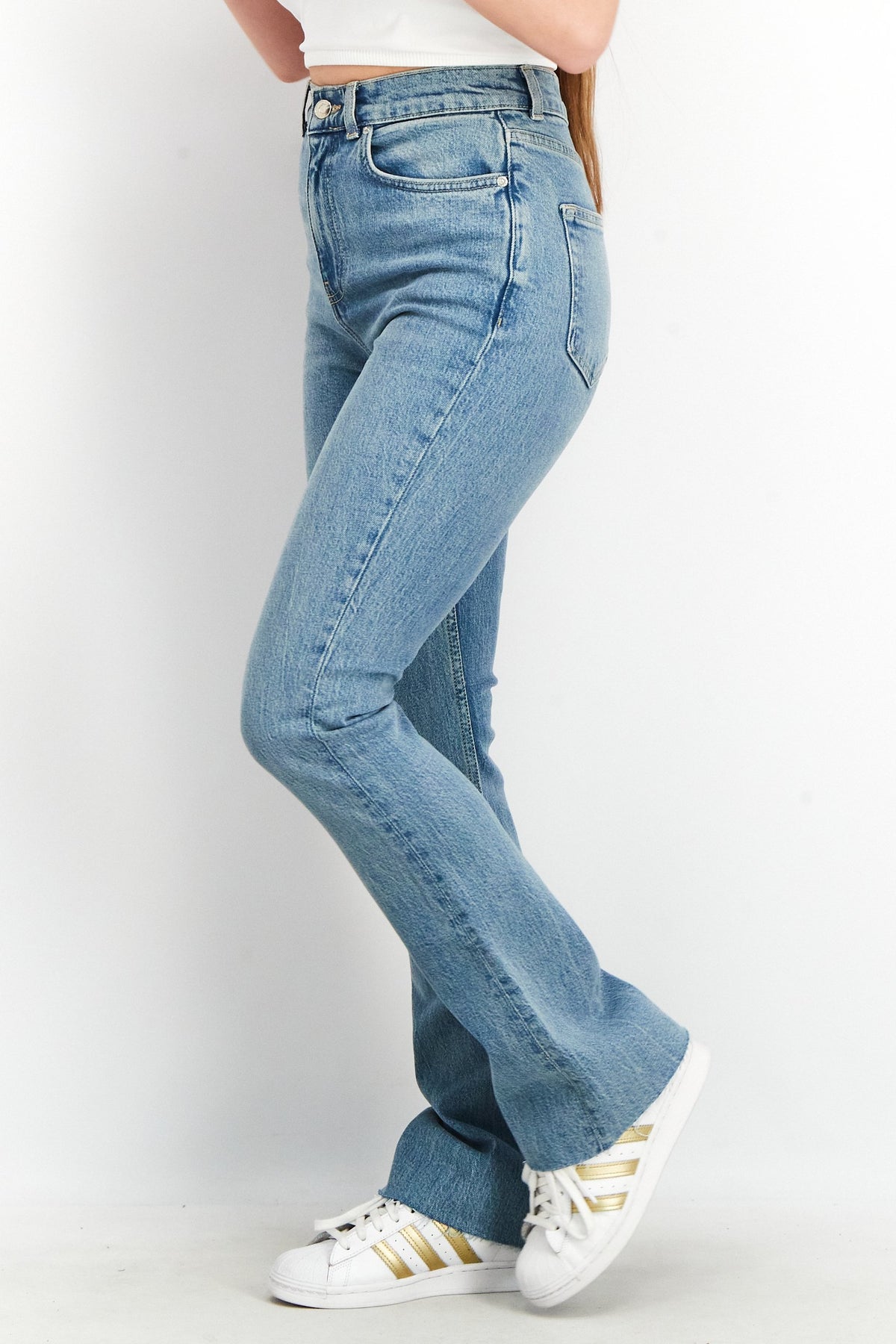 Regular Fit Washed Stretchable Denim Jeans