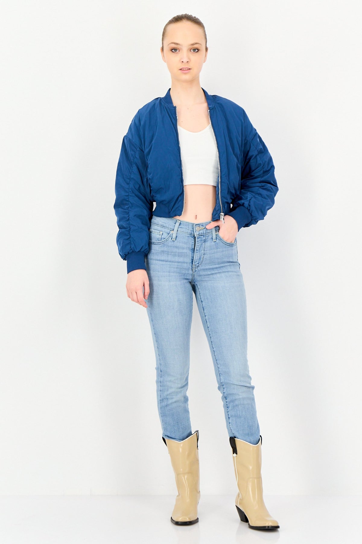 Solid Bomber Jacket