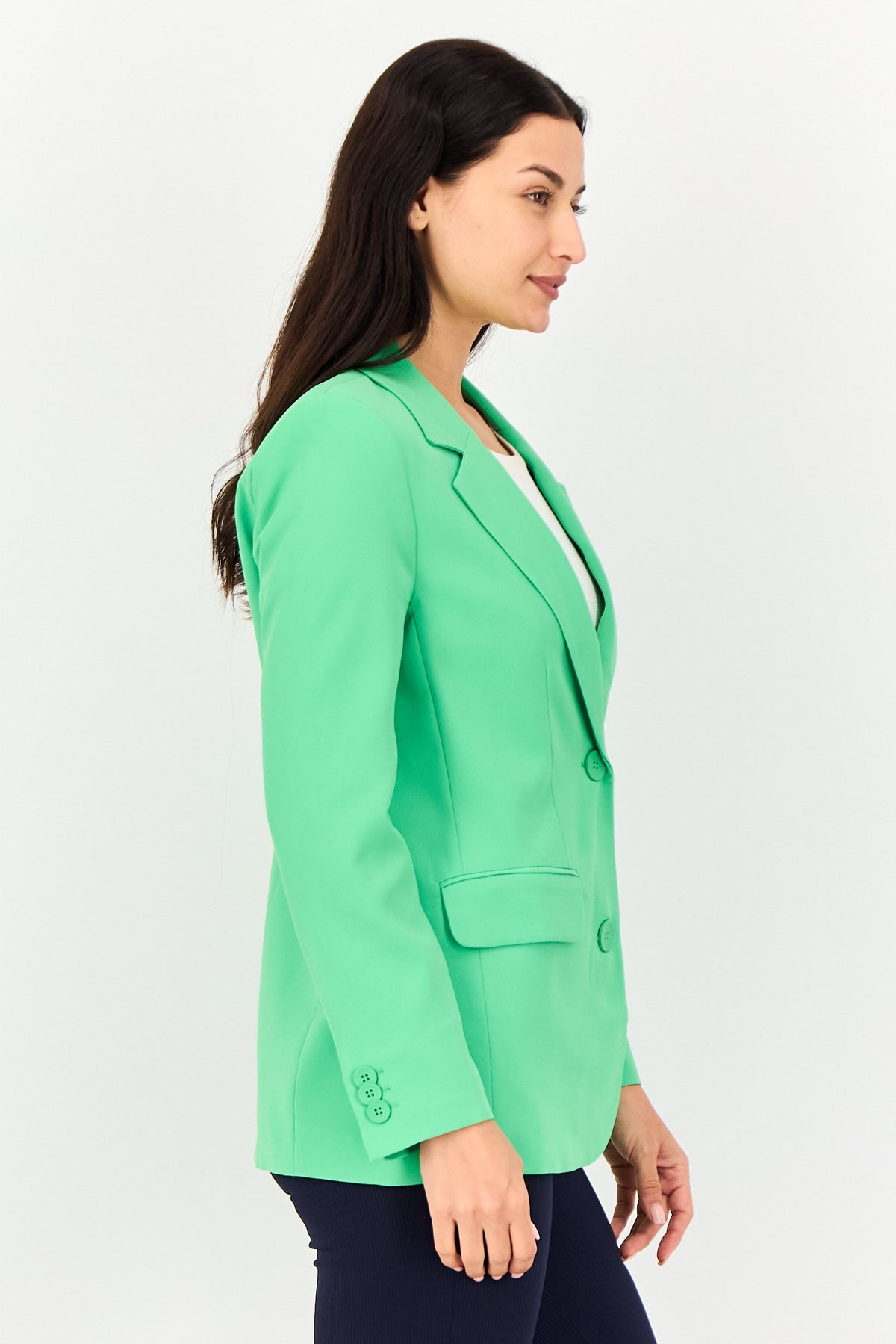 Regular Fit Plain Casual Blazer