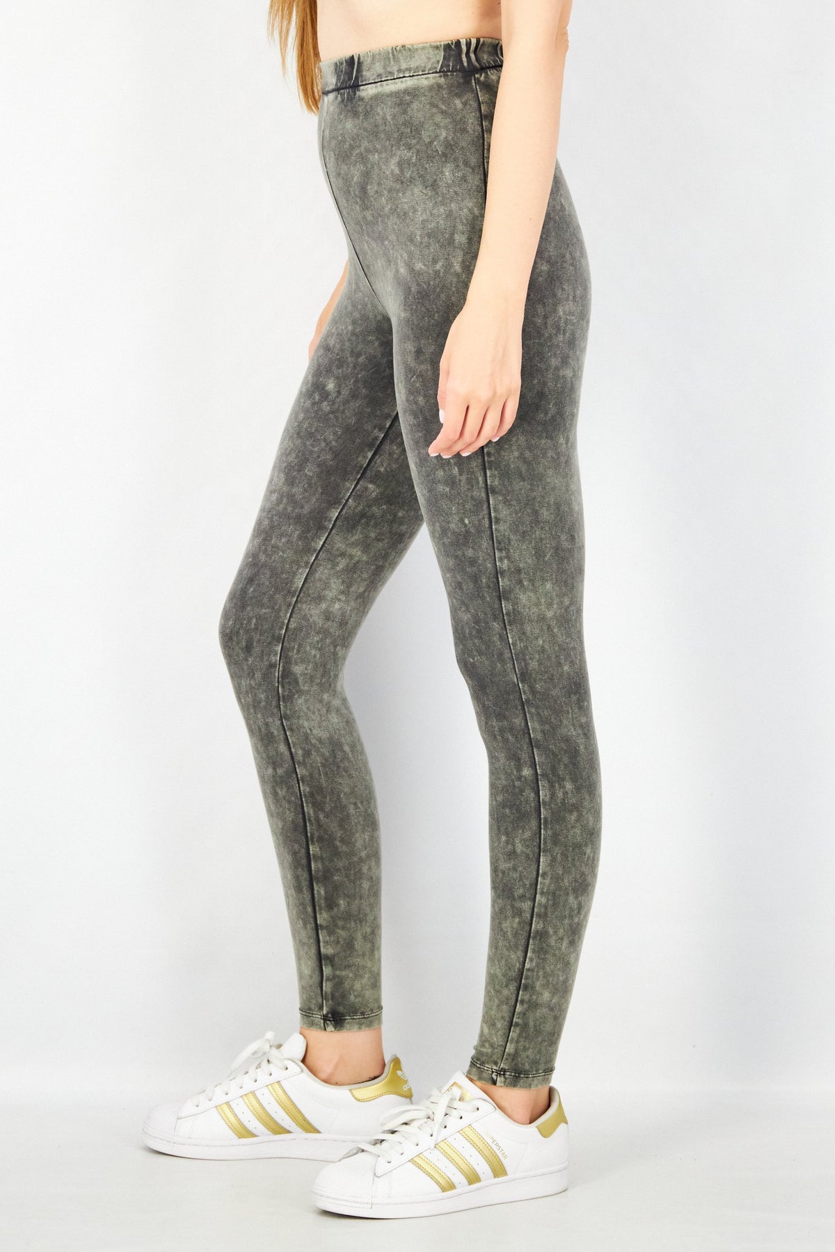 Tie Dye Pull On Leggings
