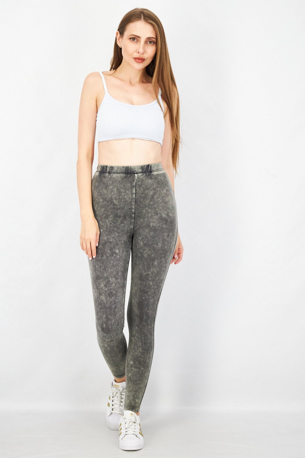 Tie Dye Pull On Leggings