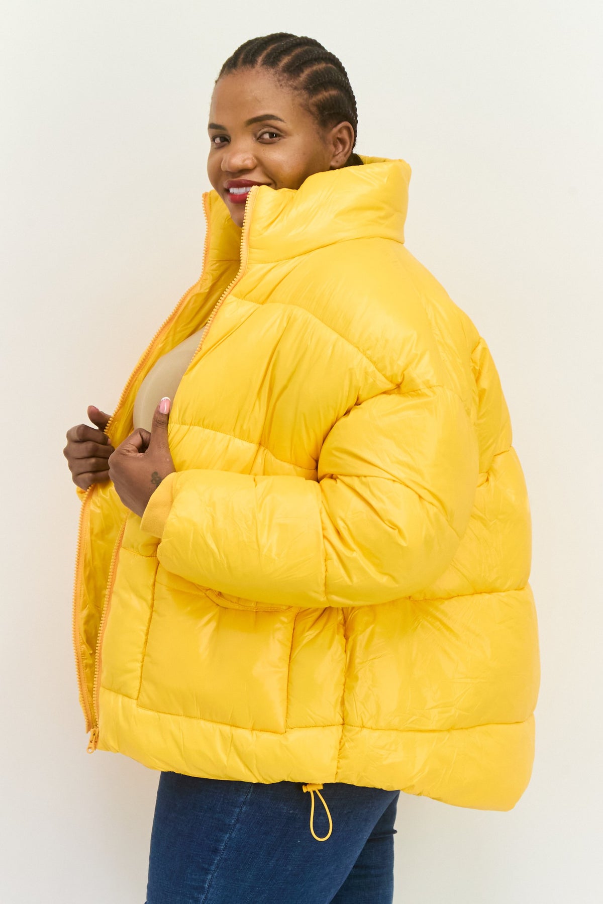 Solid Puffer Jacket
