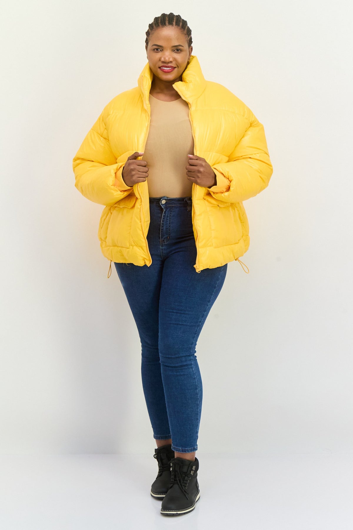Solid Puffer Jacket
