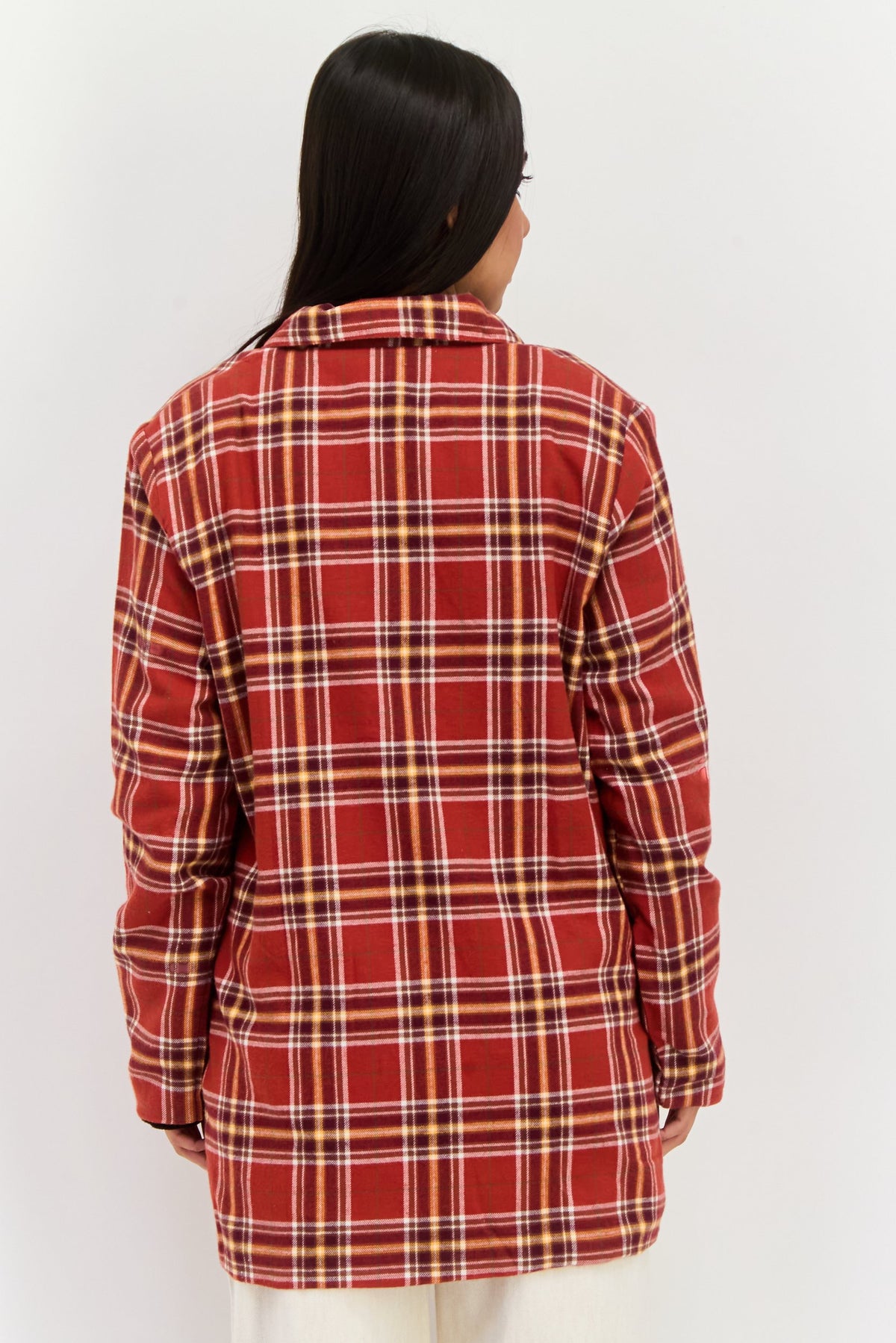 Regular Fit Plaid Semi-Formal Blazer