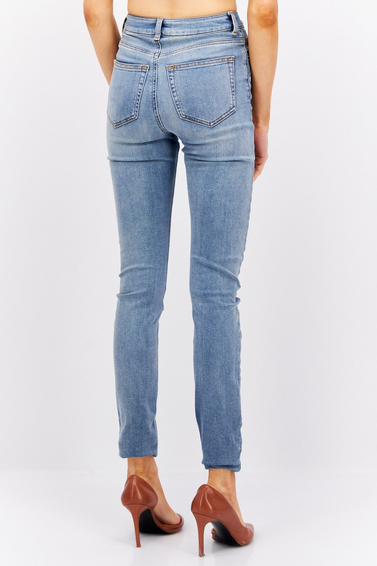 Skinny Fit Washed Stretchable Jeans