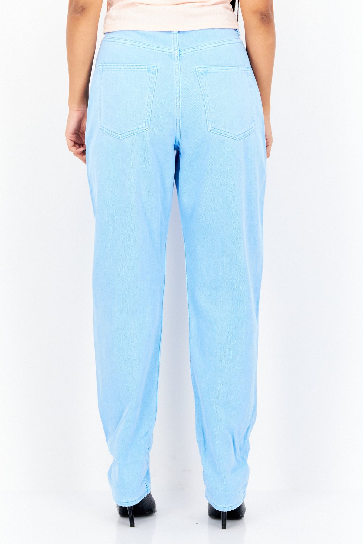 Regular Fit Plain No-Stretchable Denim Jeans