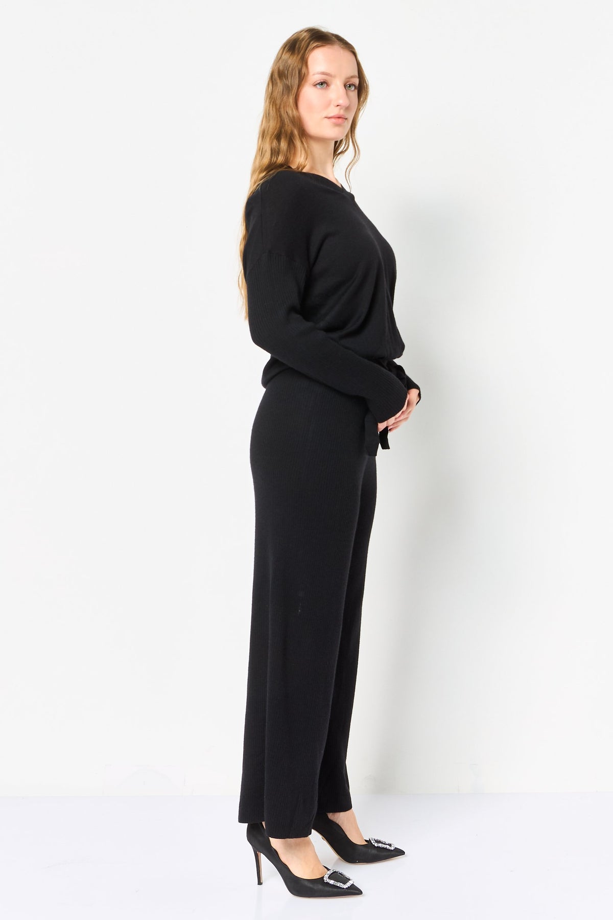 Textured Long Sleeve Top & Pant