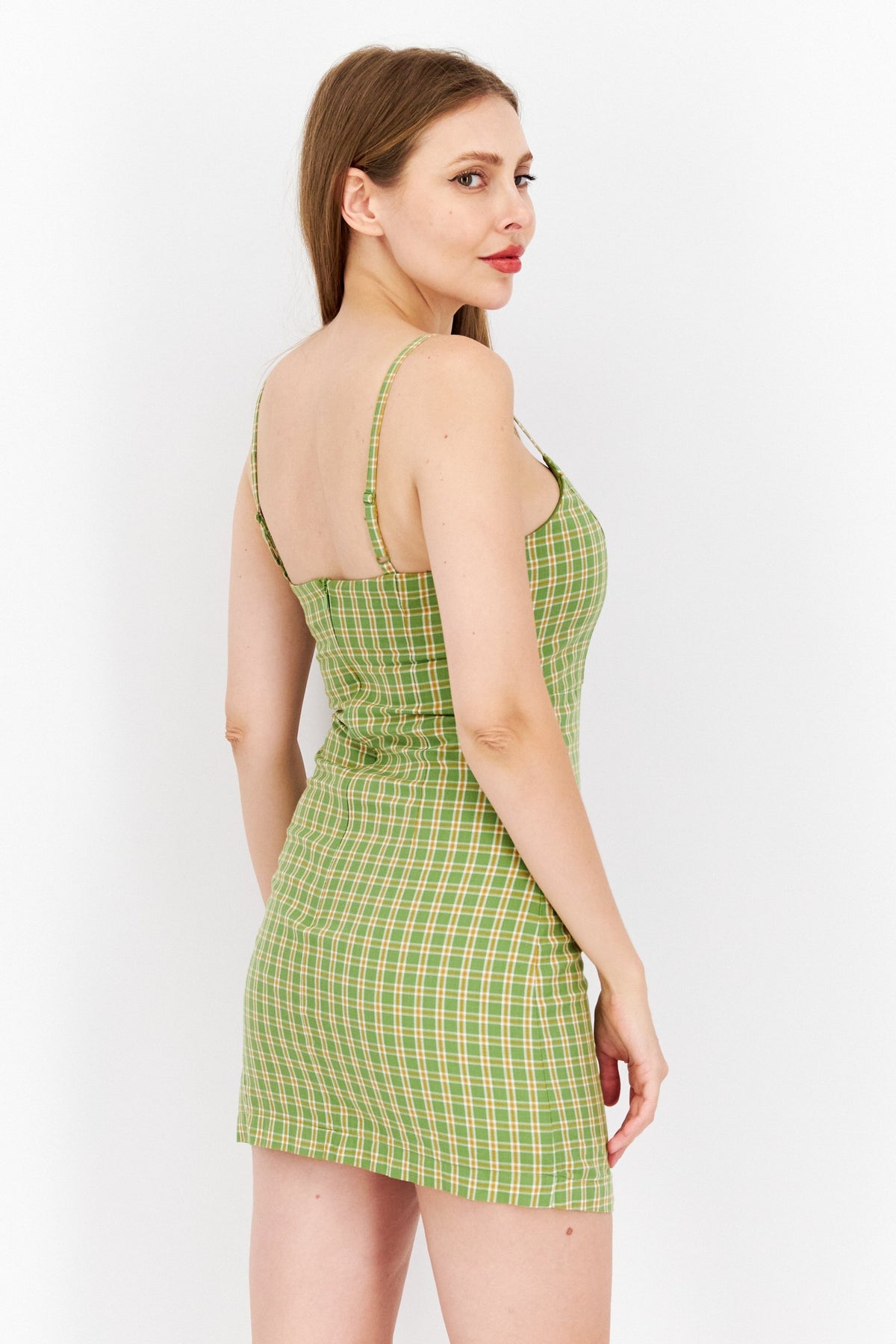 Plaid Check Mini Dress