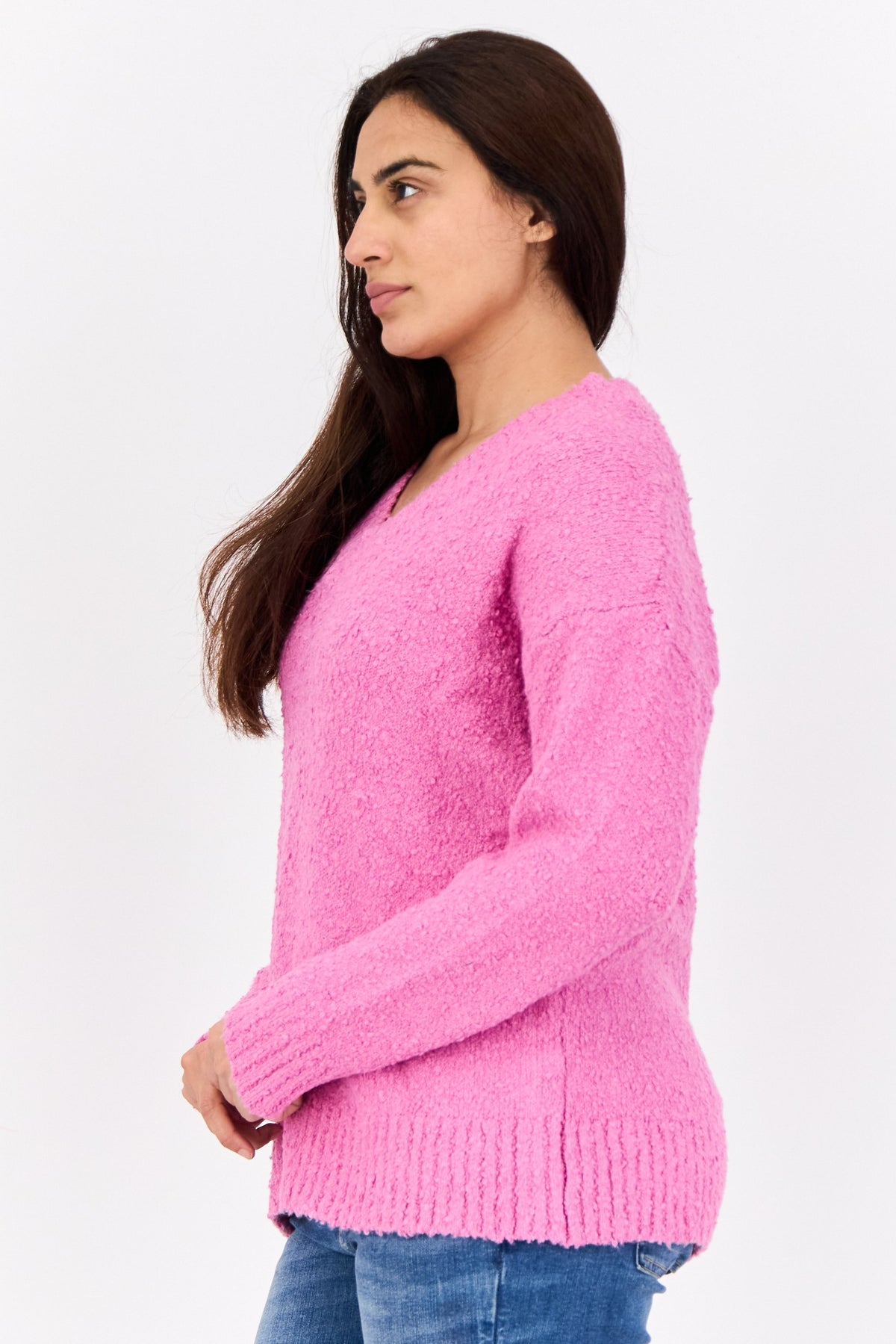V-Neck Knitted Sweater