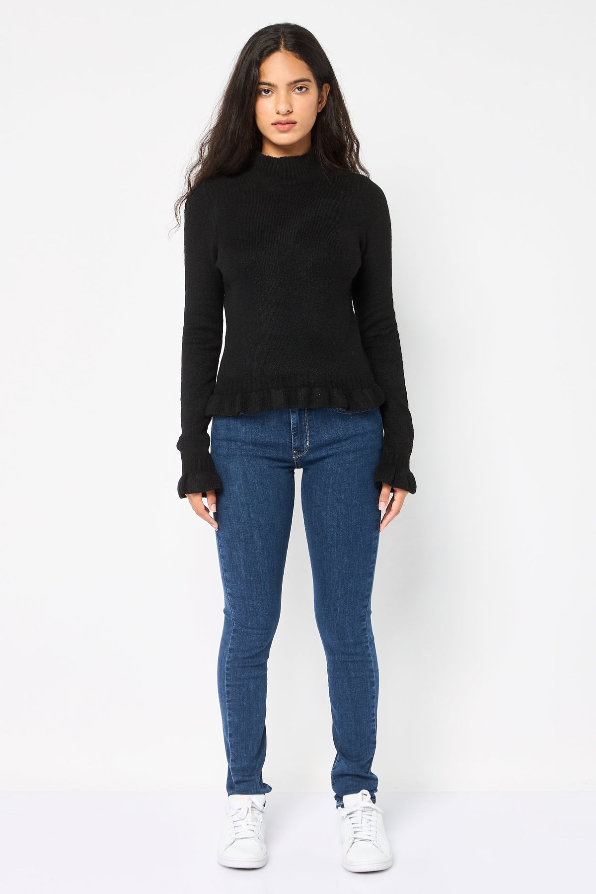 High Neck Knitted Sweater