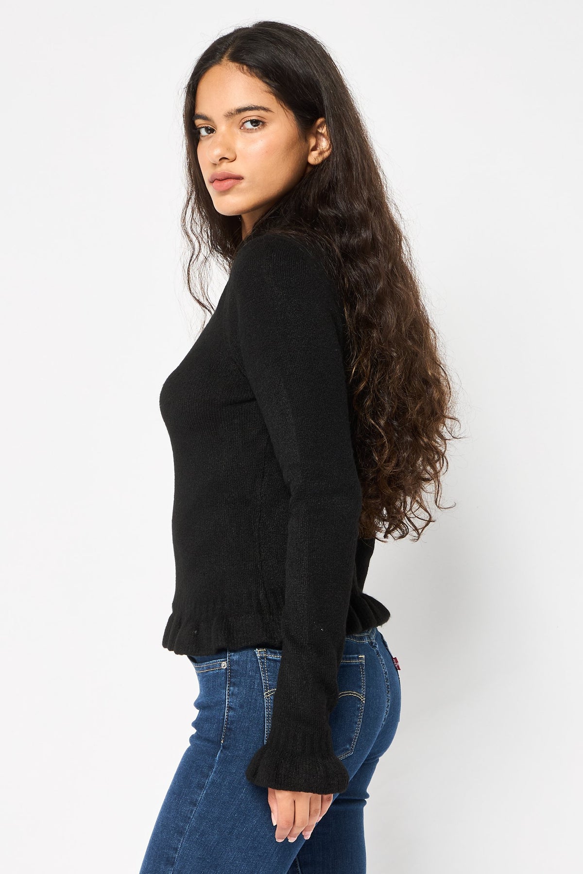 High Neck Knitted Sweater