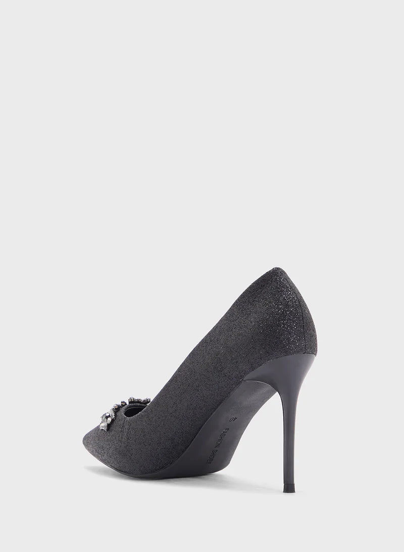 High Heel Pointed Pump