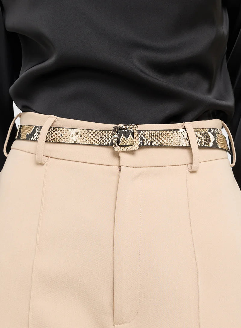 Snake Print Belt
