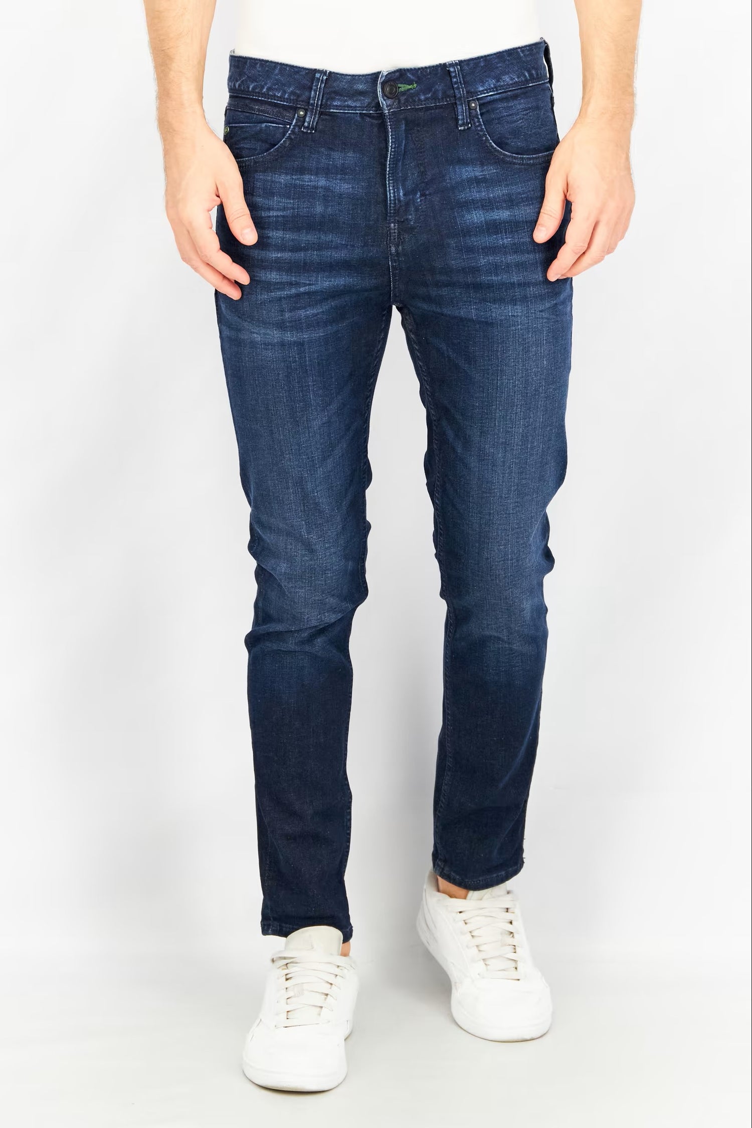 Jack & Jones, Men Slim Fit Washed Stretchable Denim Jeans, Navy