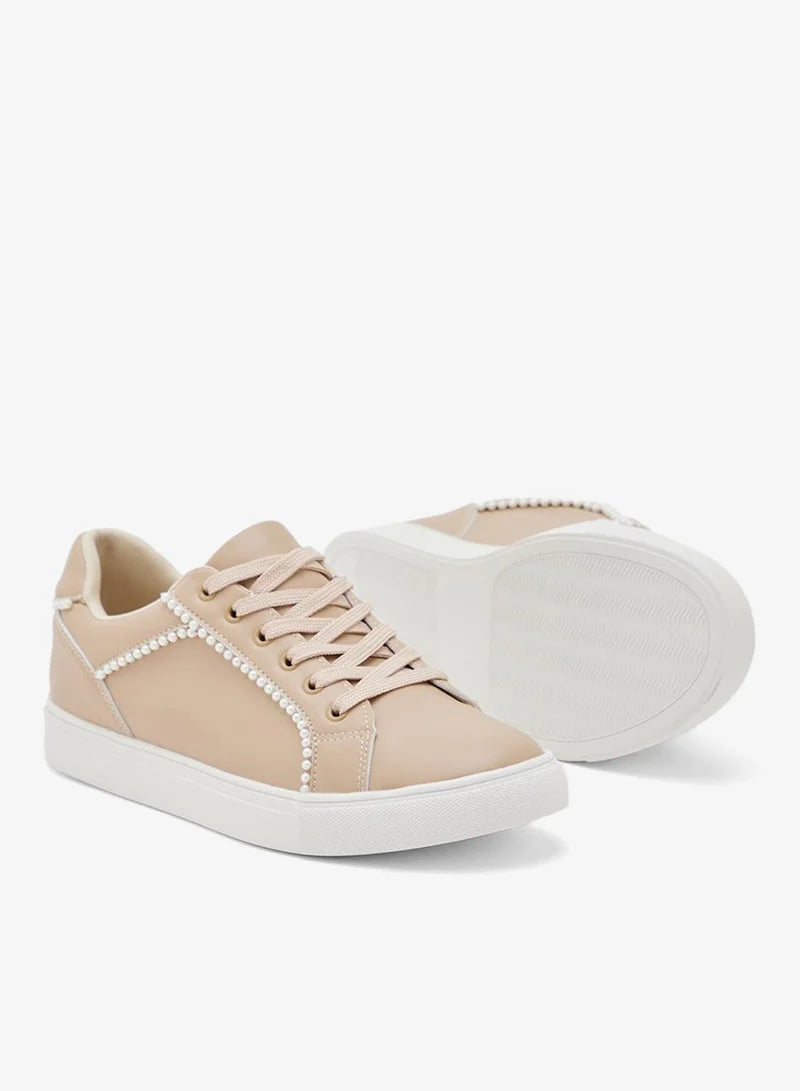 Pearl Detail Sneakers