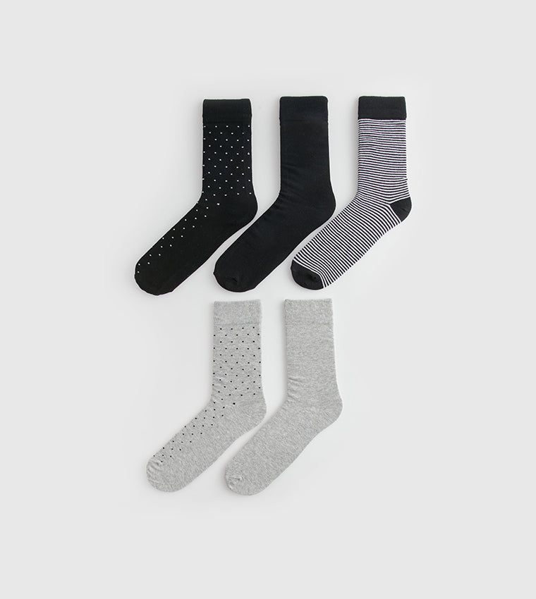 LC Waikiki, Pack of 5 Patterned Crew Socks