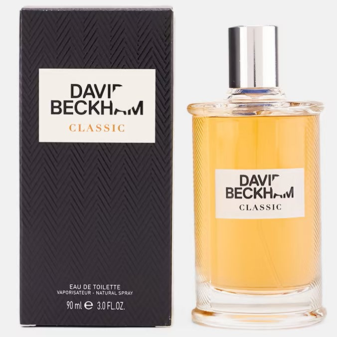 David Beckham, Classic Eau de Toilette Spray For Men, 90 ml, Black