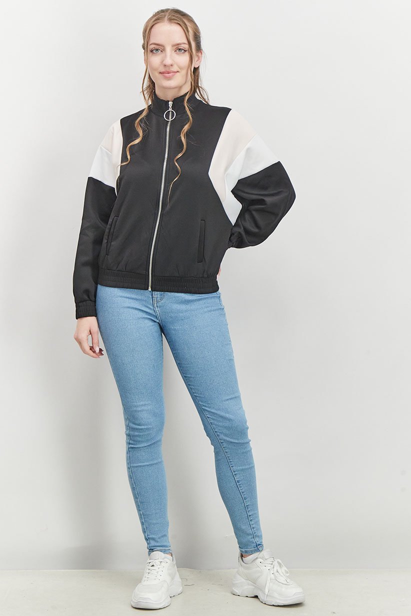 Plain Full Zip Track Jacket