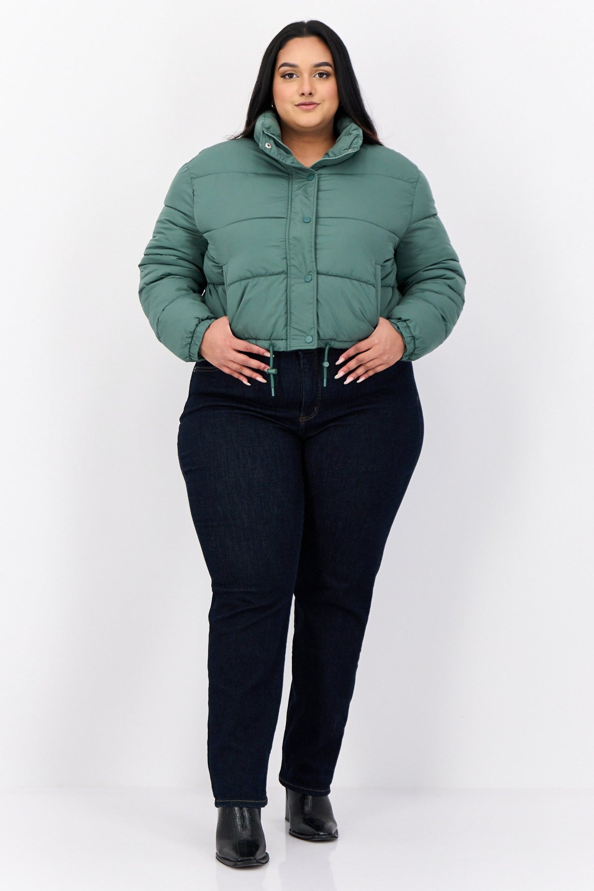 Solid Puffer Jacket