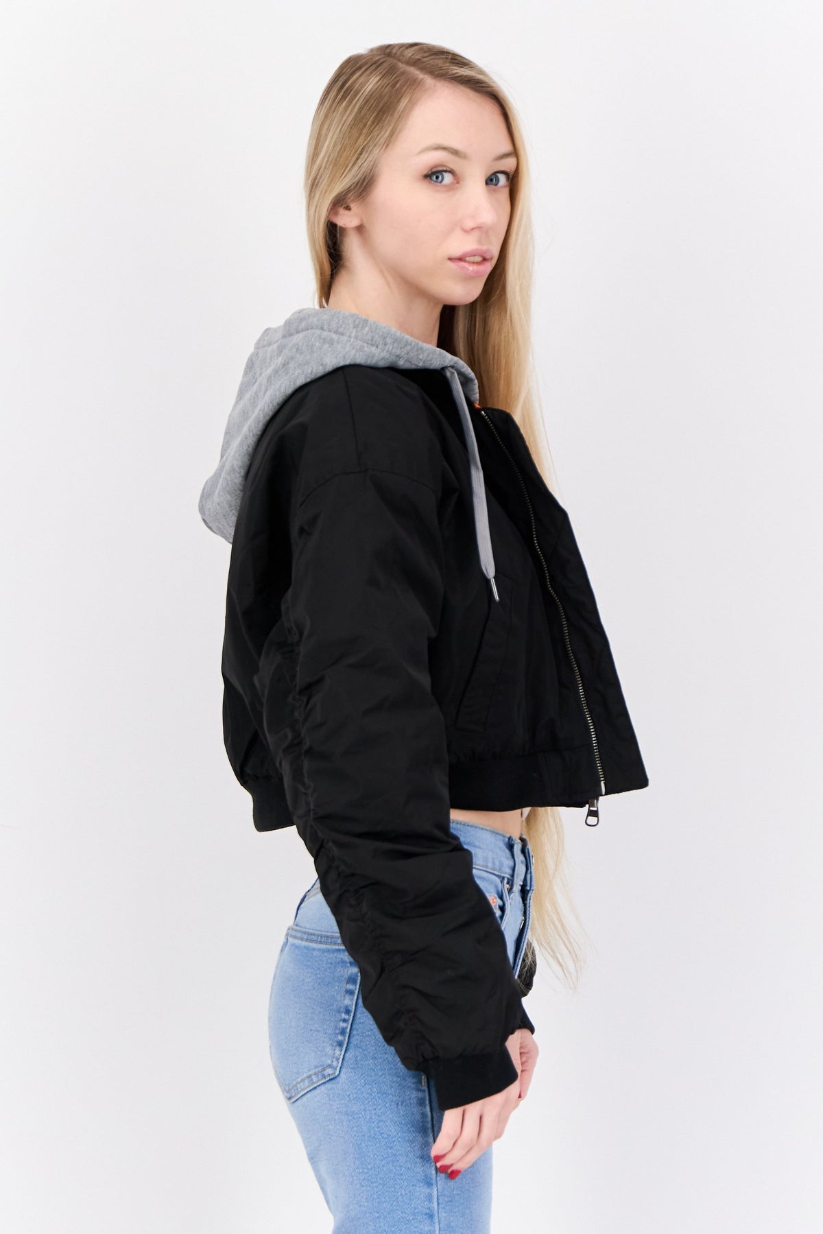 Solid Bomber Jacket