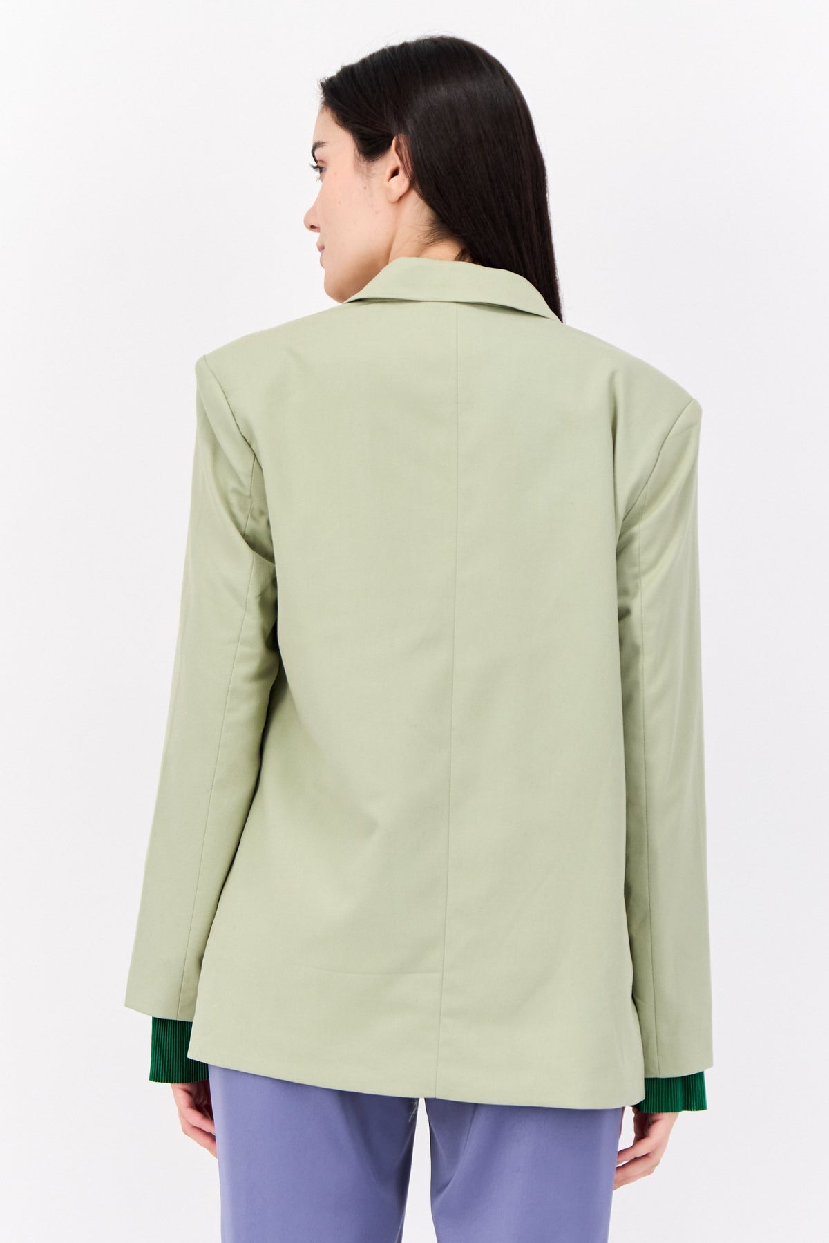 Regular Fit Solid Semi-Formal Blazer