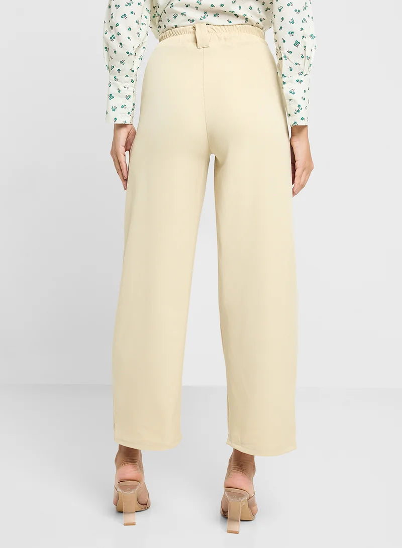 High Waisted Wide Leg Pants