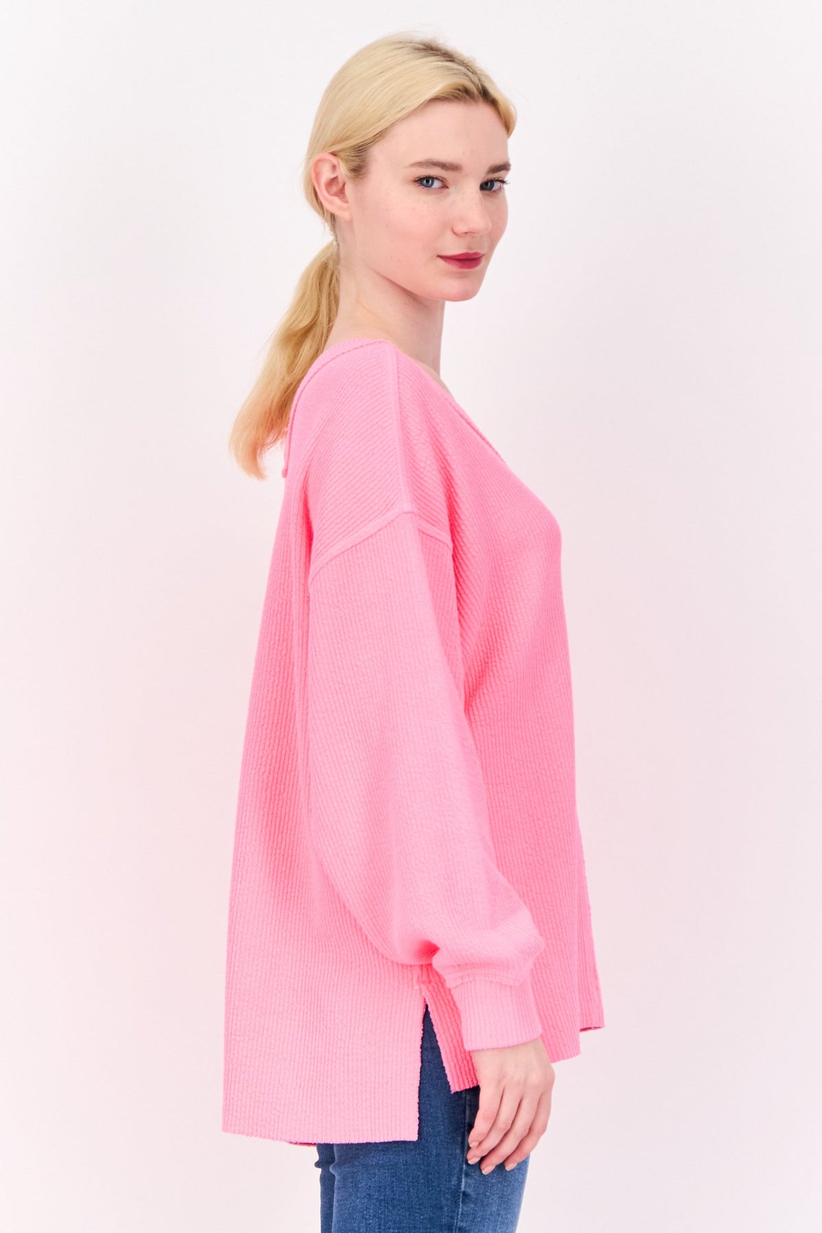 V-Neck Knitted Sweater