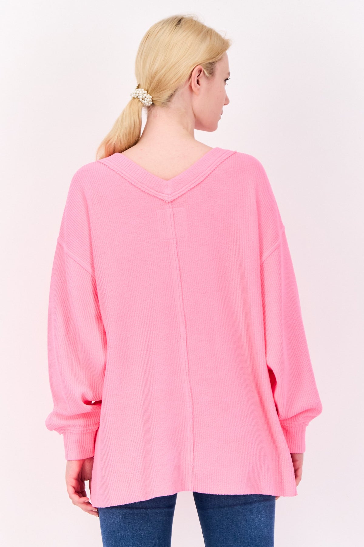 V-Neck Knitted Sweater