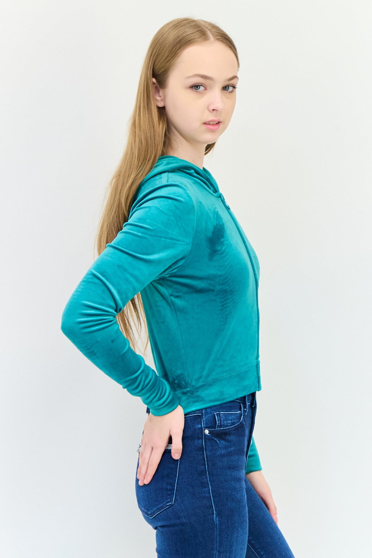 Solid Long Sleeves Hoodie