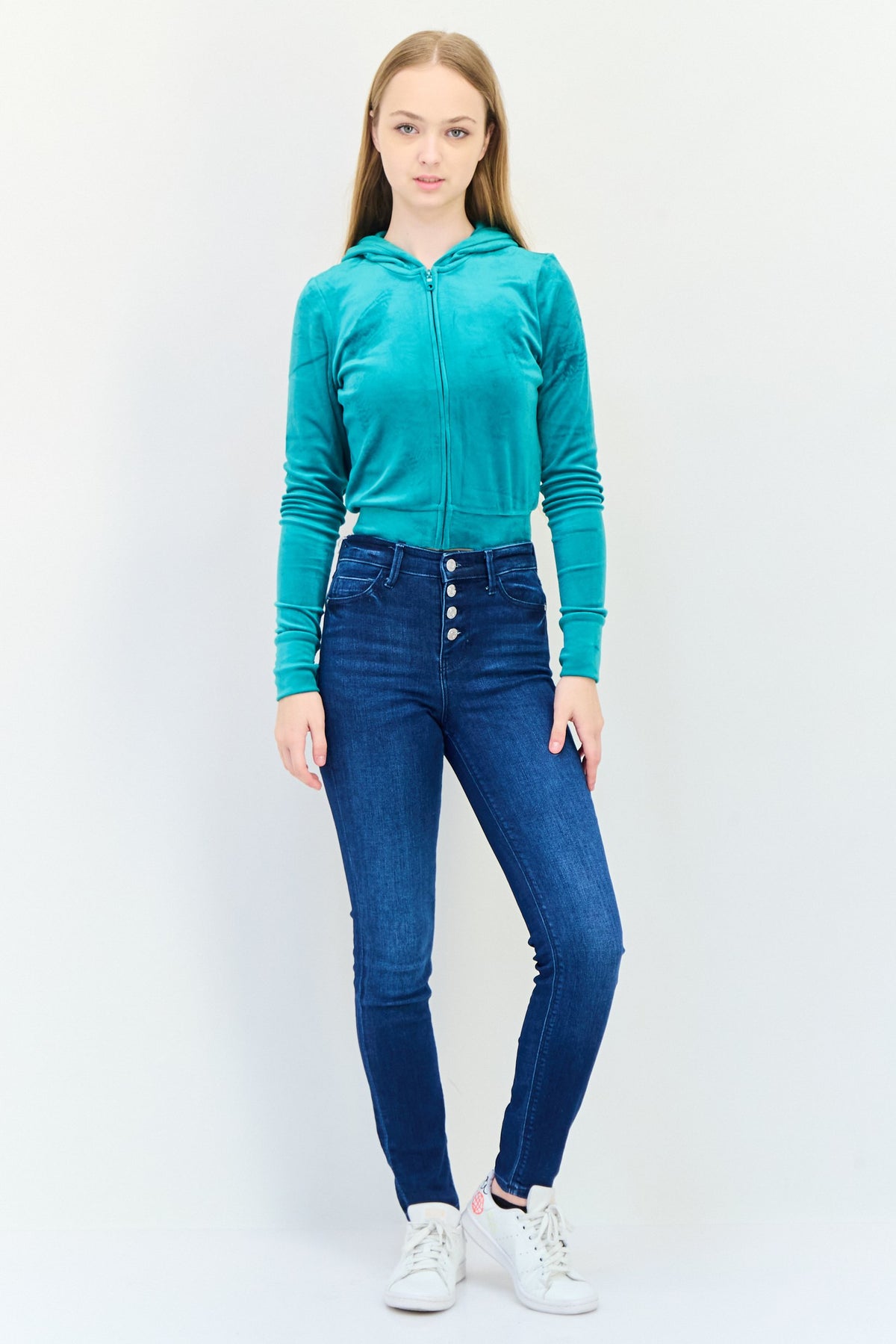 Solid Long Sleeves Hoodie