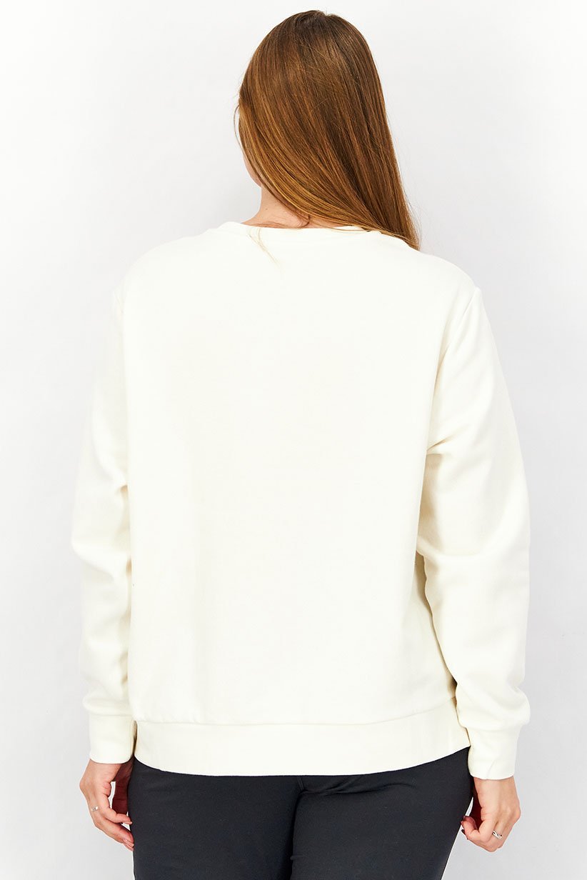 Crew Neck Long Sleeves Graphic Sweatshirt