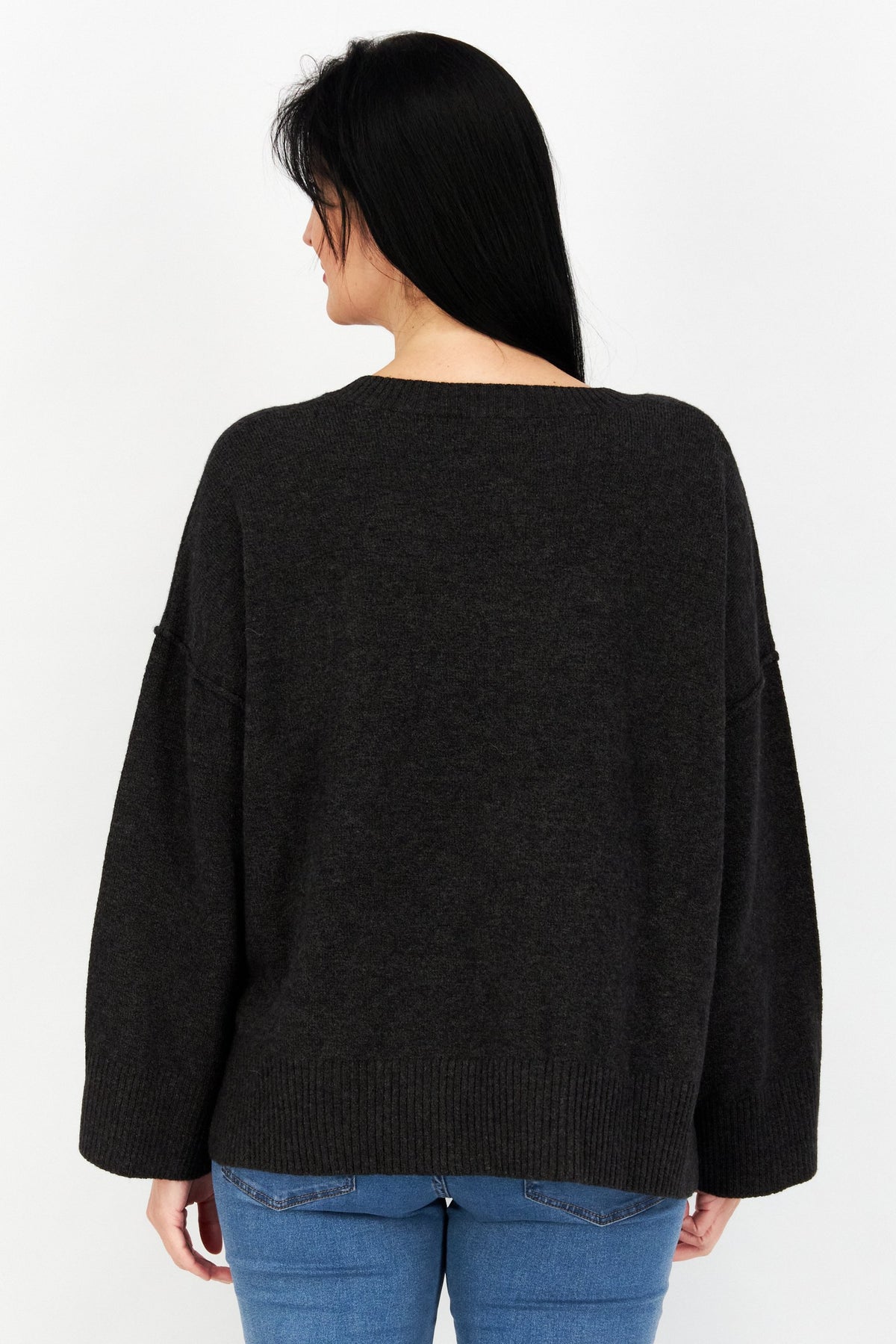 V-Neck Knitted Sweater