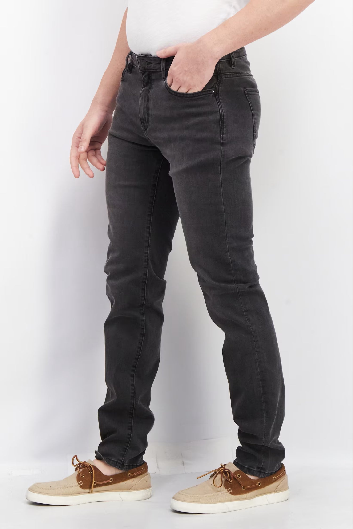 اسپریټ، د نارینه سلم فټ غیر د غځولو وړ ډینم، تور