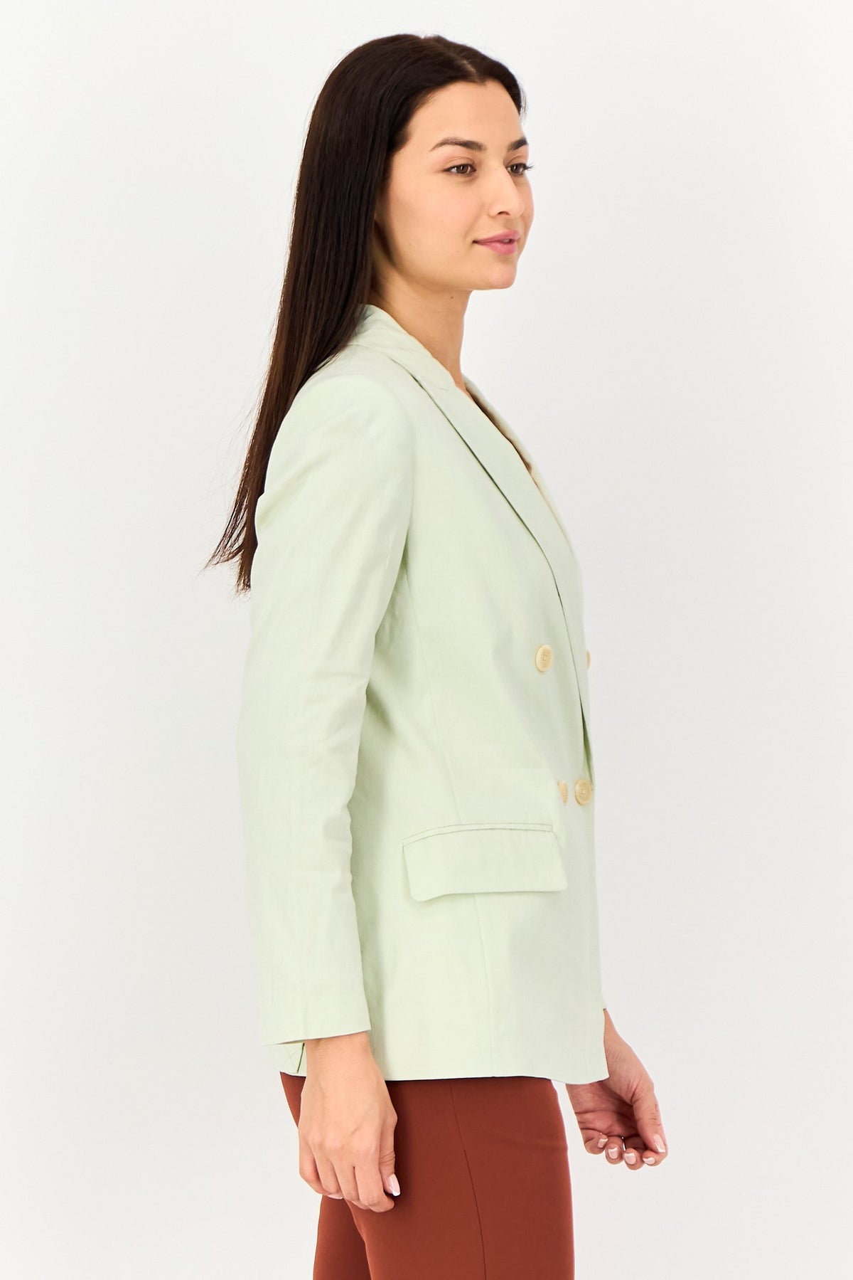 Regular Fit Solid Casual Blazer