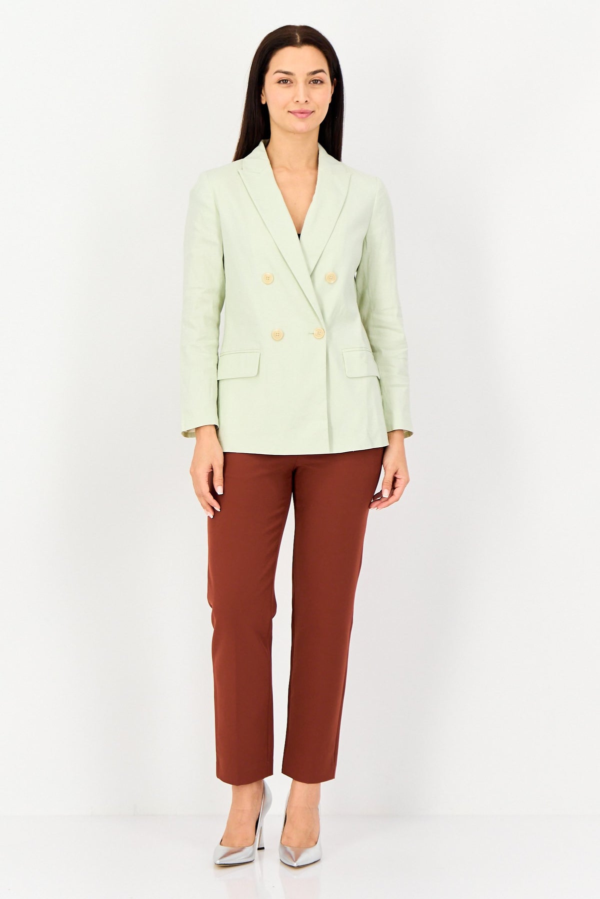 Regular Fit Solid Casual Blazer