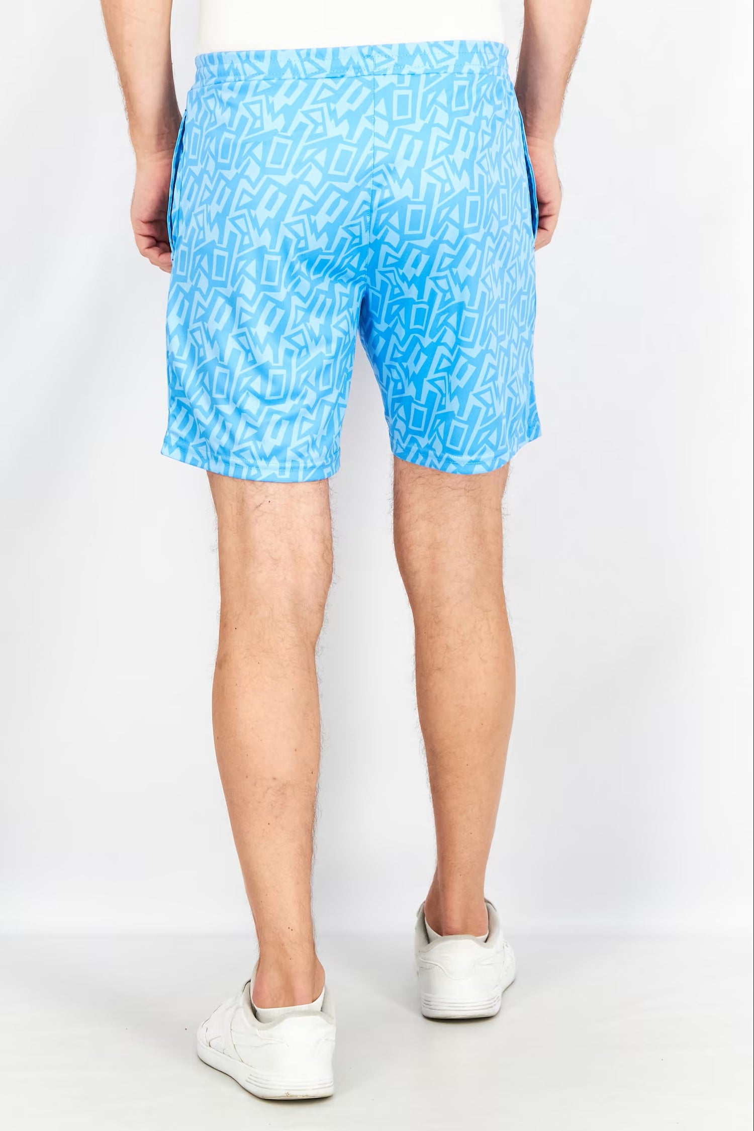 Umbro, Men Sportswear Fit Geometric Shorts, Blue