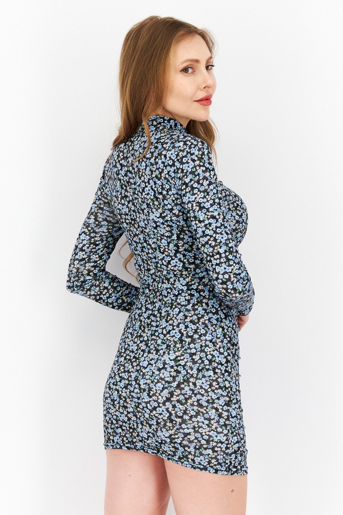 Floral Printed Mini Dress