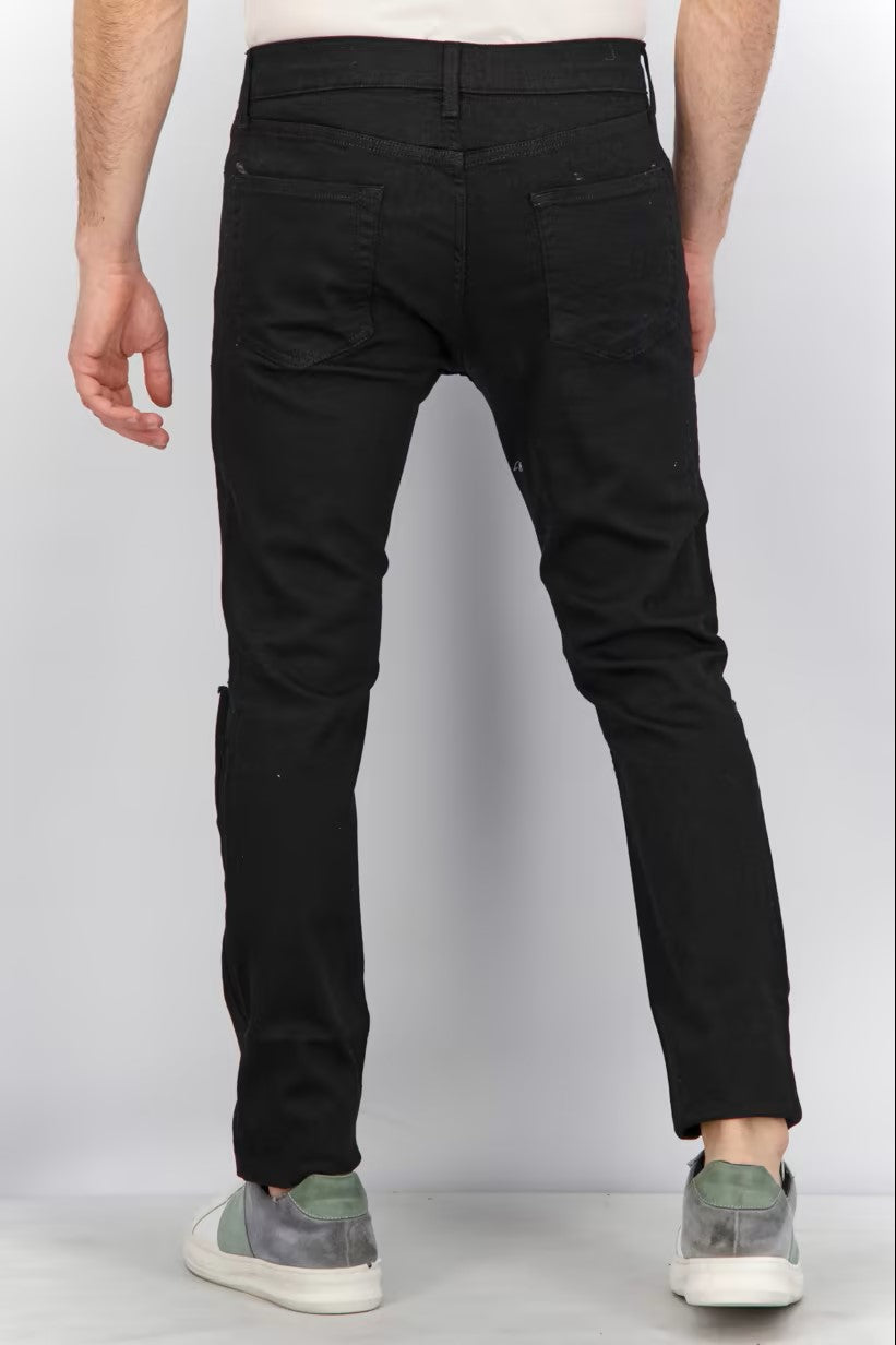 Topman, Men Skinny Fit Stretchable Denim Jeans, Black