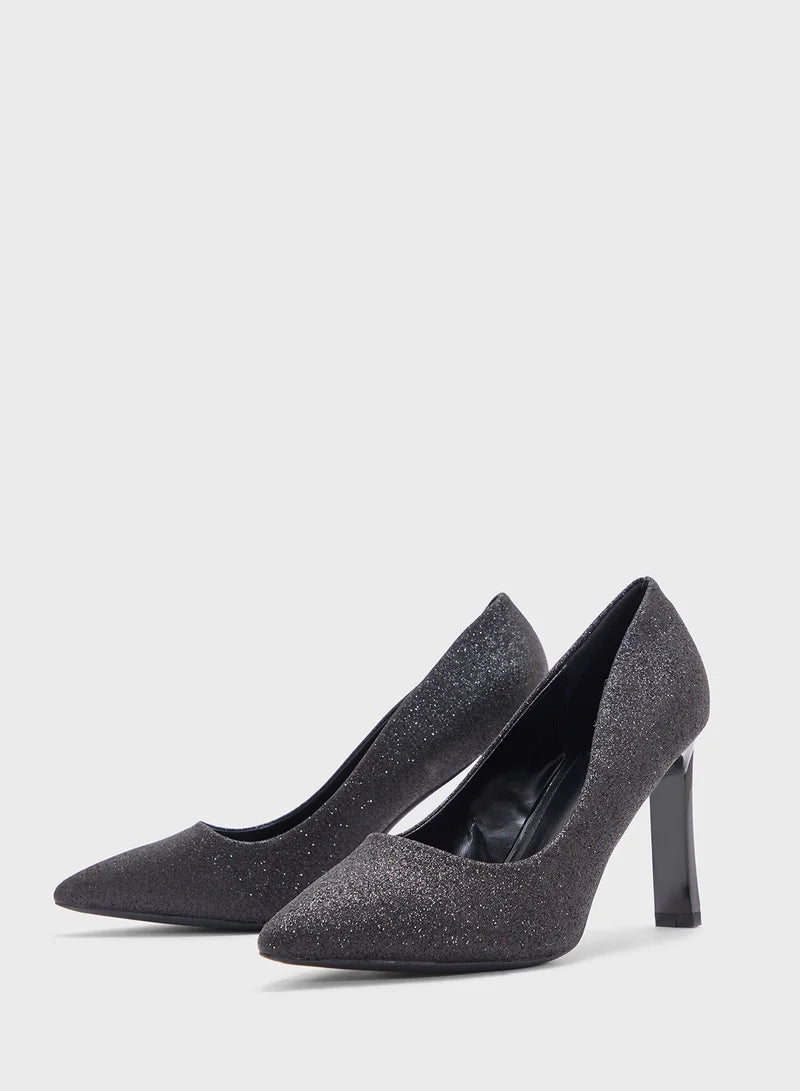 High Heeled Pointed Pump