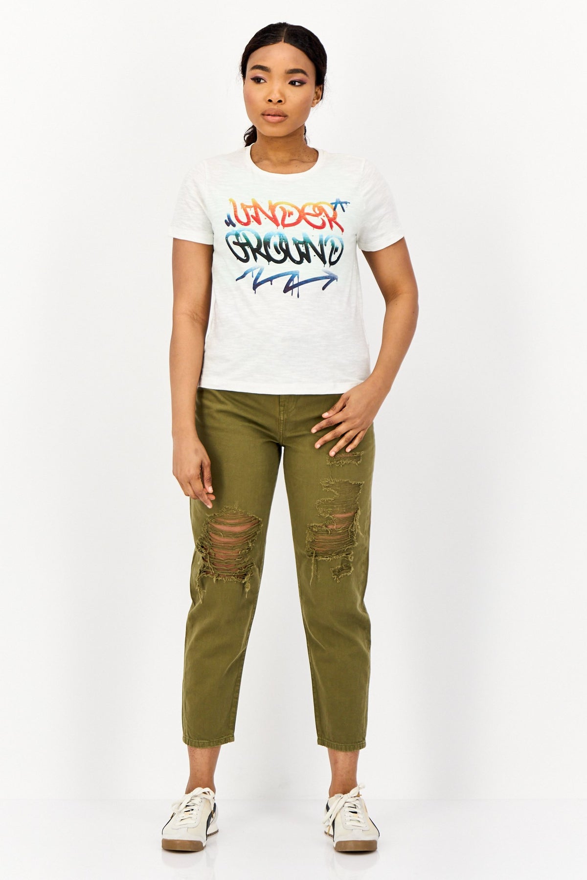 Crew Neck Short Sleeve Graphic T Shirt