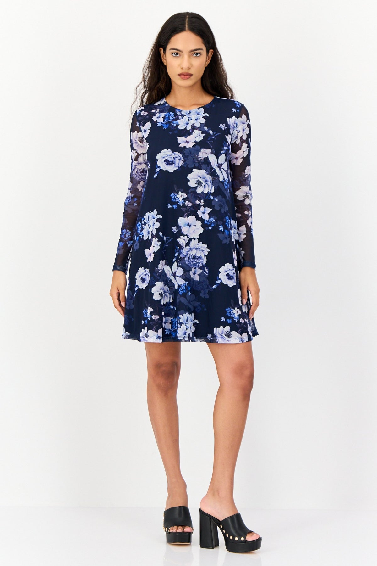 Floral Printed Mini Dress