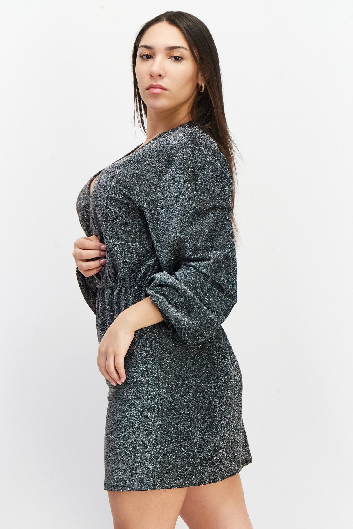 Textured Mini Dress