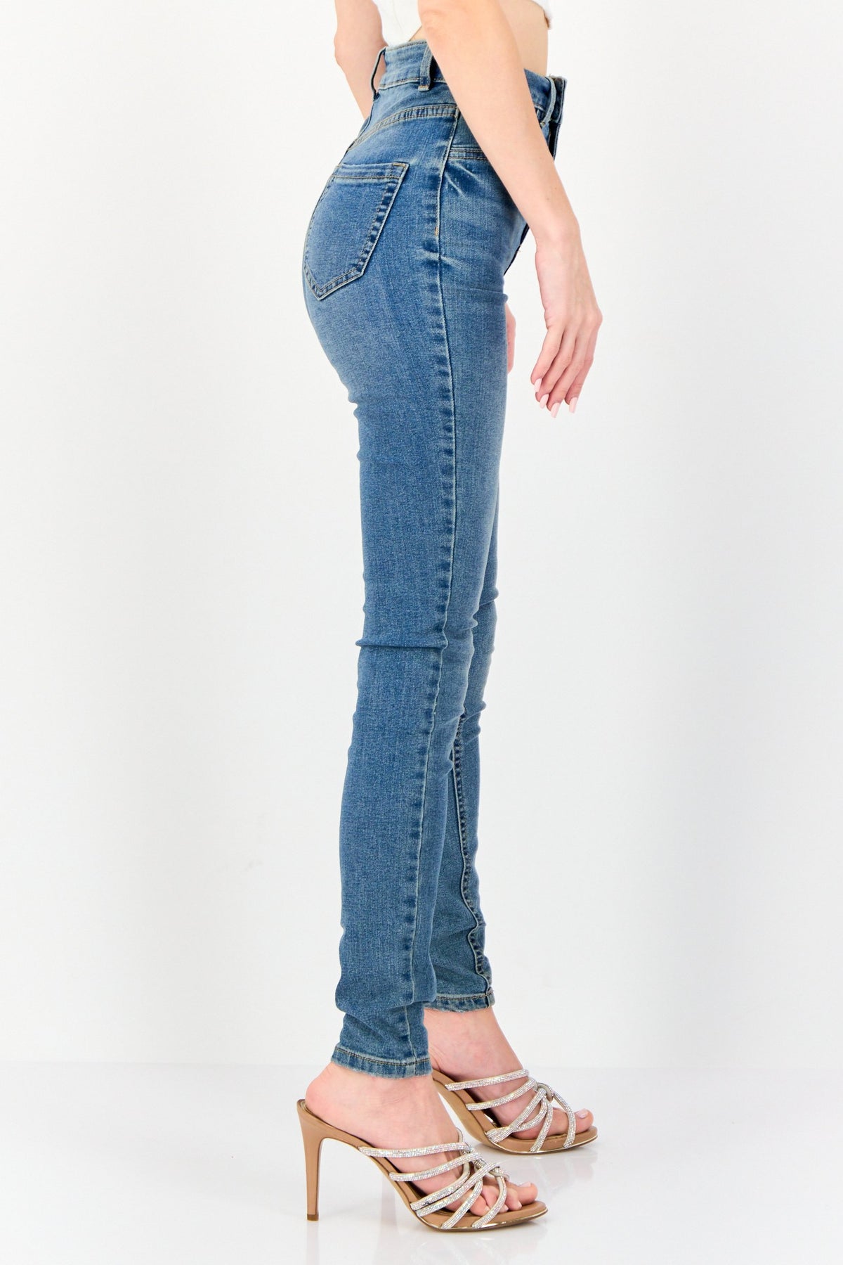 Regular Fit Washed Stretchable Jeans