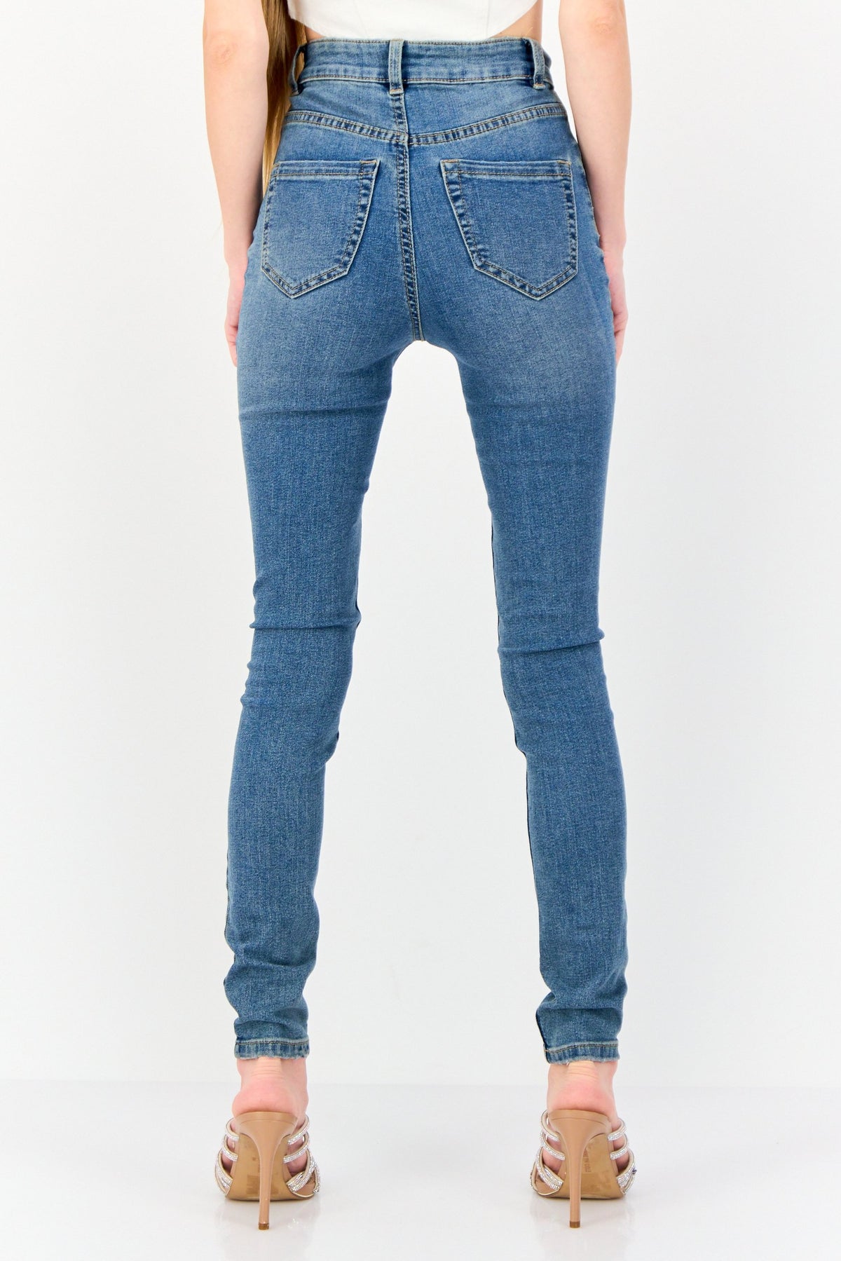 Regular Fit Washed Stretchable Jeans