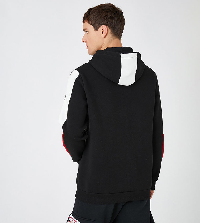 کوټون، لوګو چاپ شوي اوږده لاسي هوډی 