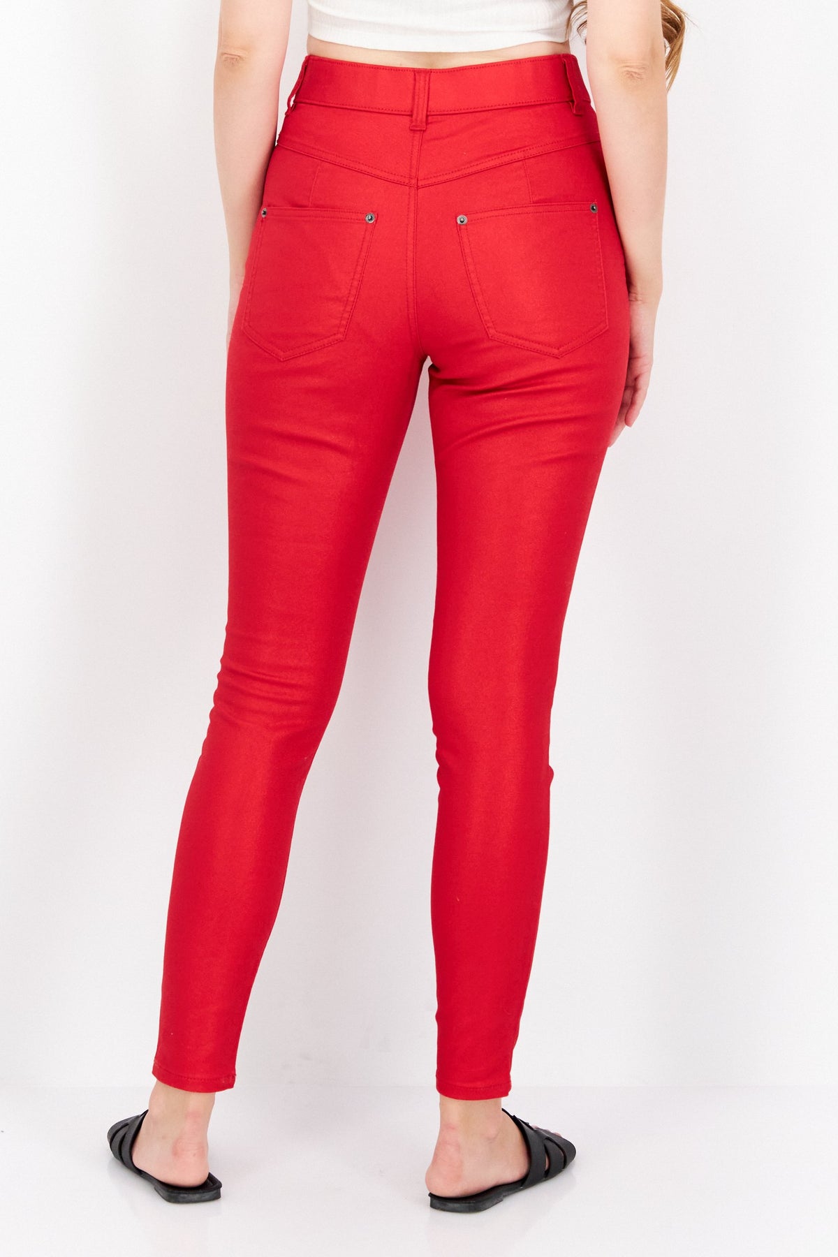 Skinny Fit Solid Stretchable Denim Jeans