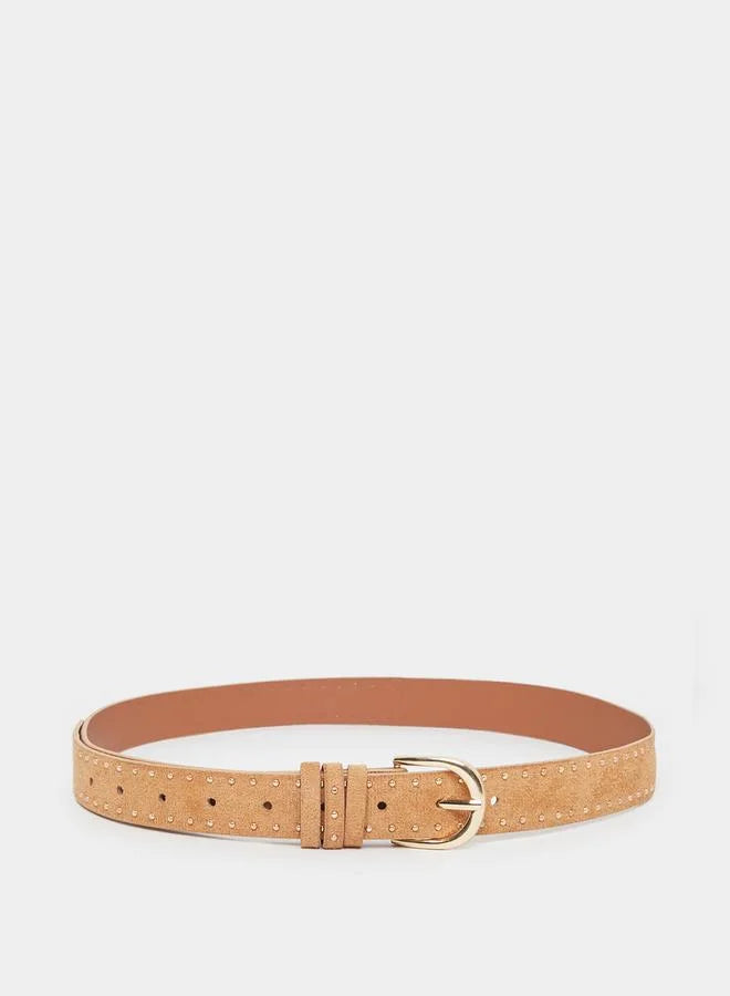 Styli Embellished Studs Belt