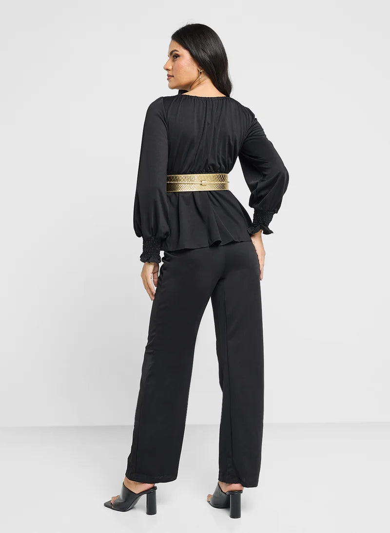 Off Shoulder Top & Pant Set