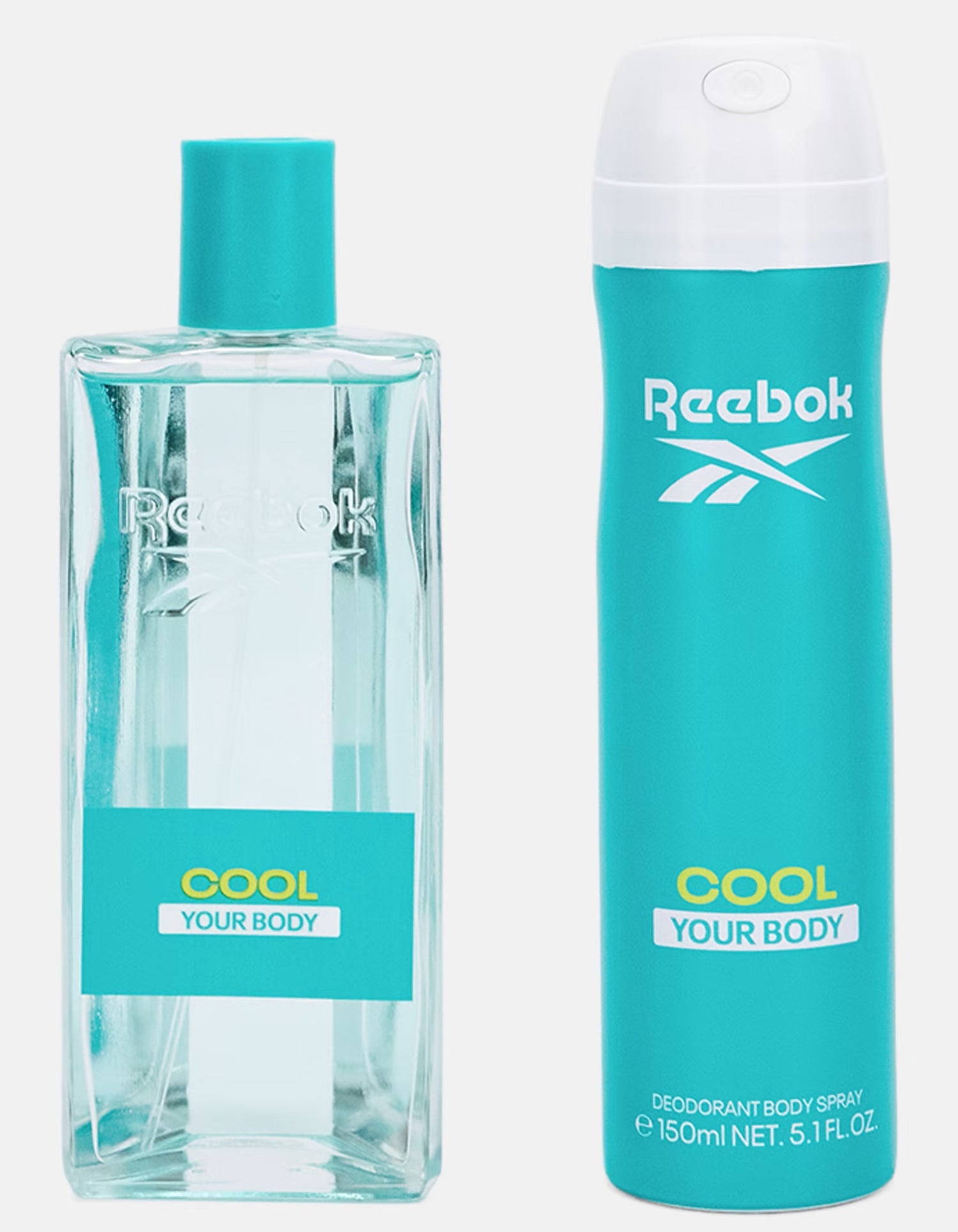 Reebok, Men 2 Pieces Cool Your Body Gift Set, Turquoise